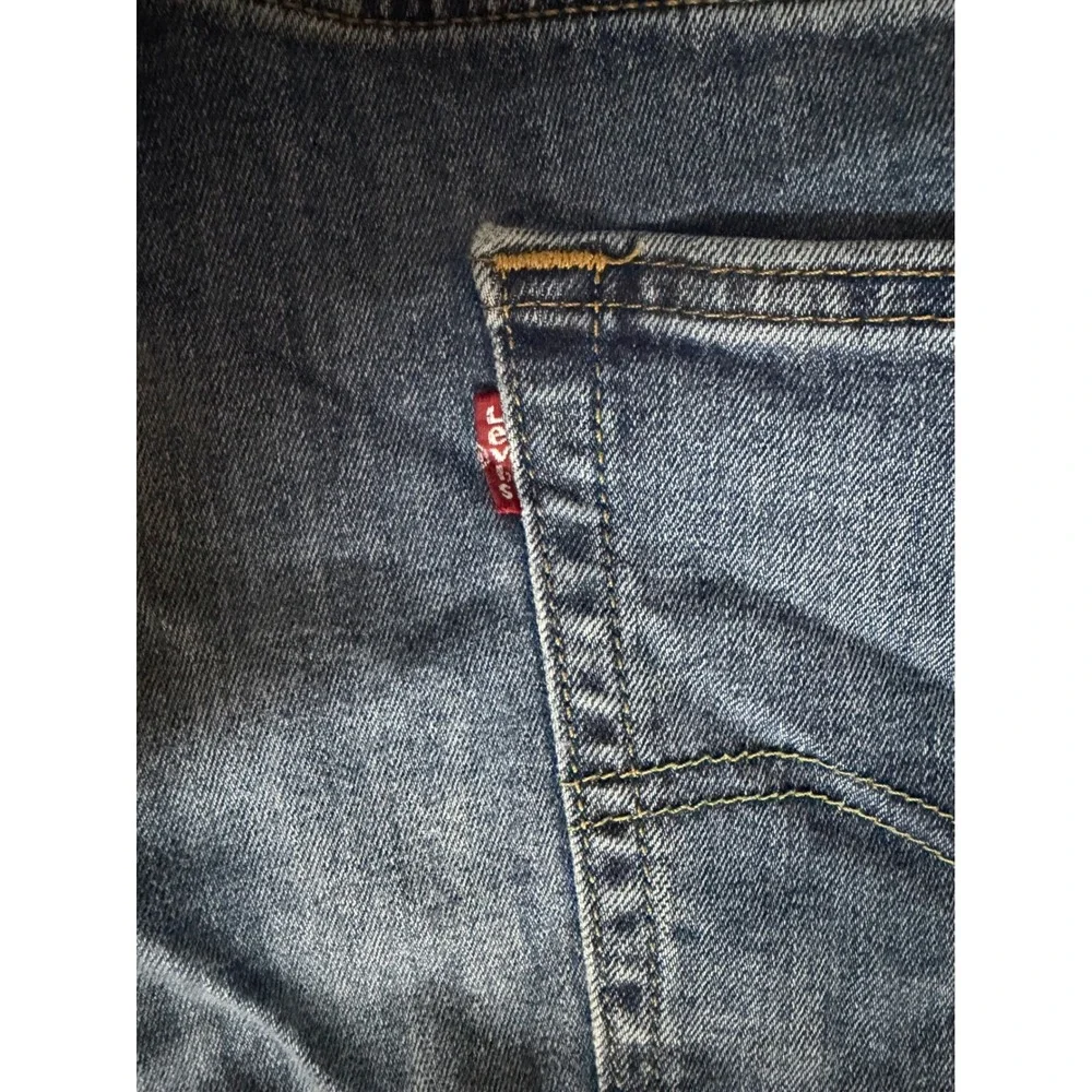 Levis 541 Athletic Taper Jeans Mens 48x30 Blue Denim All Seasons Tech WaterLess